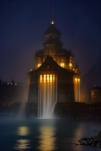 都市爱情剧海报，男女主角在城市夜景前相视而立，影视大全免费在线观看电视剧频道
